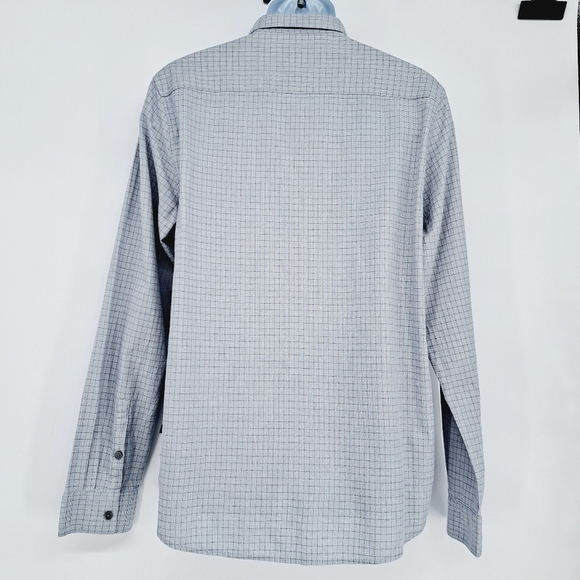 Civil Society Hagar Grid Check Casual Button Up Shirt Size XL New - Picture 5 of 9